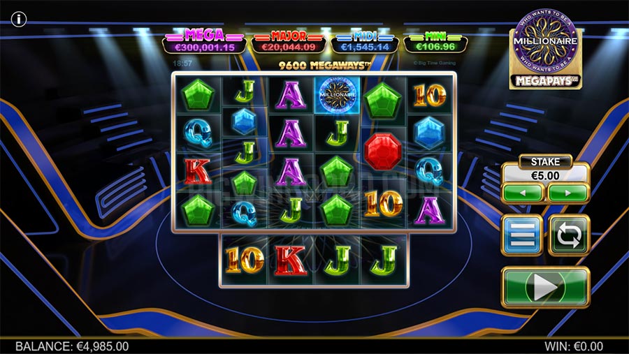 Who Wants To Be A Millionaire Megapays Slot Review